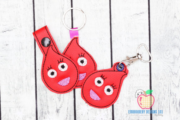 Blood Drop Cartoon Keyfob: A Designer’s Review
