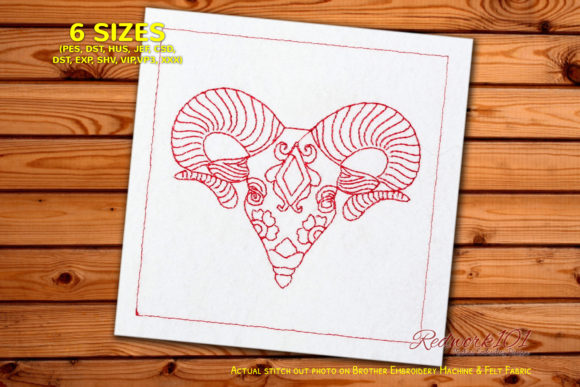Goad Head Aries Redwork: Seller Review
