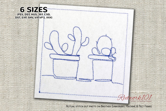 Review: Cactus Succulents Collection Redwork