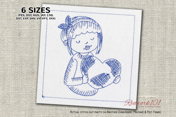 Reviewing Girl Holding Heart for Custom Gifts