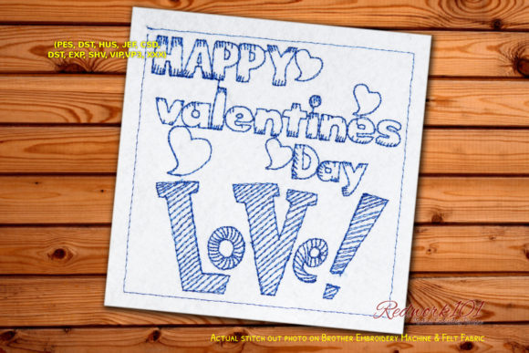 Reviewing Happy Valentines Day Love Redwork for Holiday Sales
