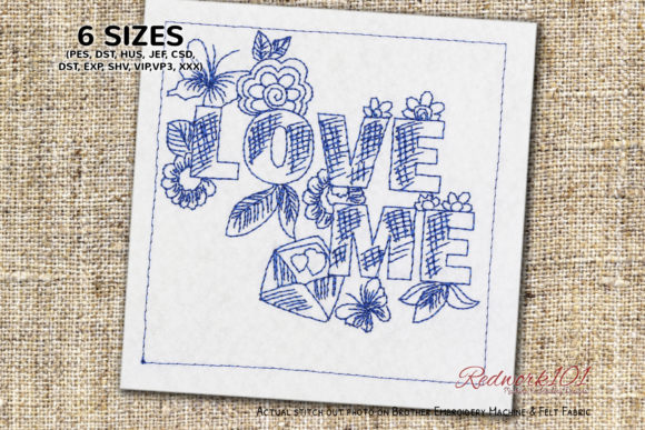 Reviewing Love Me Redwork for Boutique Sweatshirts