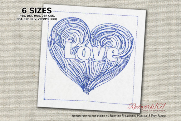 Reviewing Loveeee with Wave Design Redwork