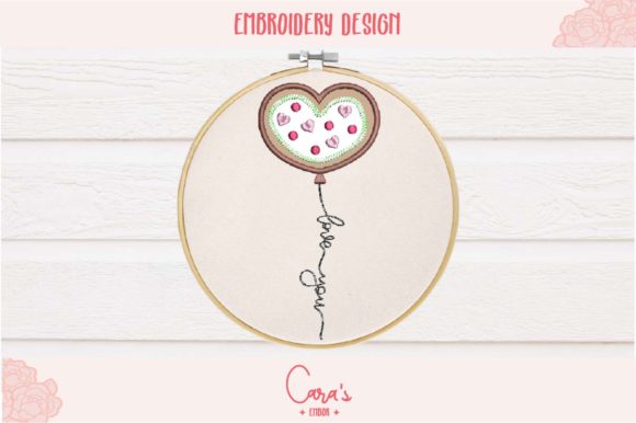 Valentine Cookie Balloon Applique Review
